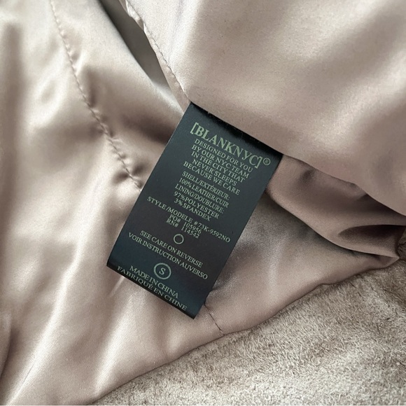 Blank NYC Leather Moto Jacket - Picture 3 of 4